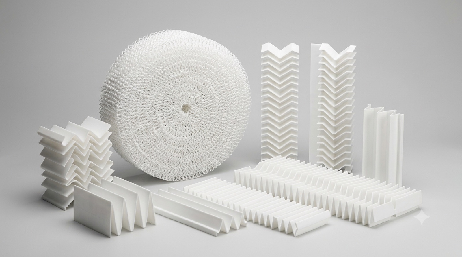 PP demister pad and vane pack mist eliminators