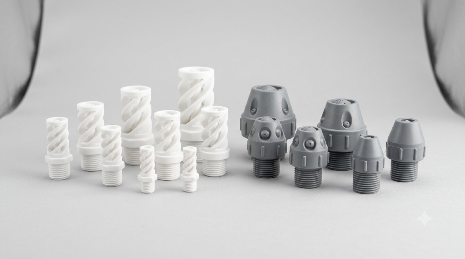 PP spray nozzles